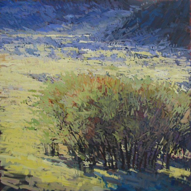 Gambel Oaks Along Edge, 2013, Acrylic on Canvas, 48 x 48 in.