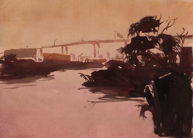 Gowanus Canal 22 x 29"