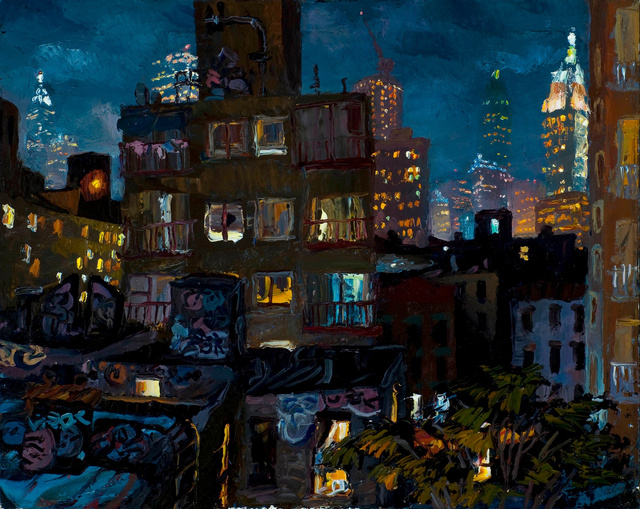 Chinatown Tenement, 24 x 30" sold