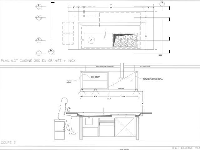 Kitchen technical plan