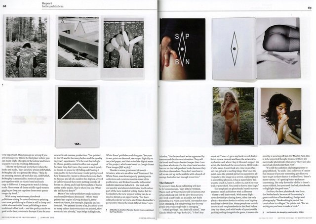 BRITISH JOURNAL OF PHOTOGRAPHY, 01.2012