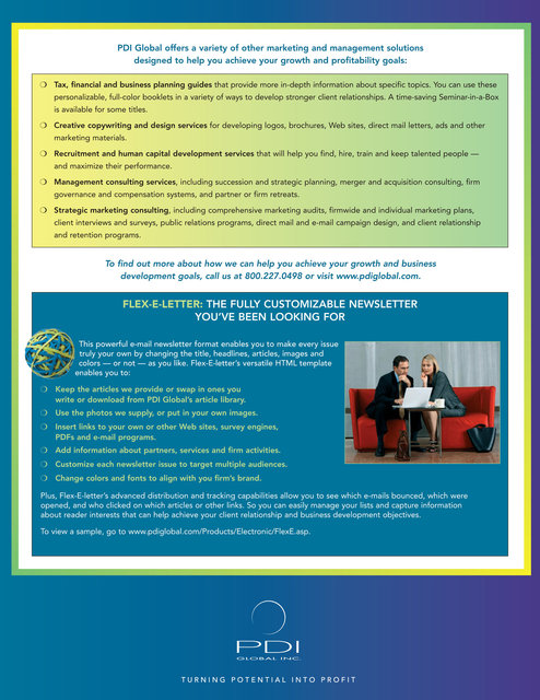 Build Your Success Flyer (back)