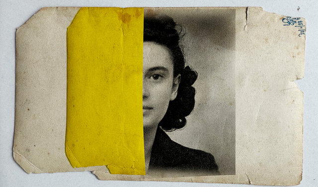 Sabine Villiard, Yellow Hour #1, 2025 Print on paper, 8 × 14 cm