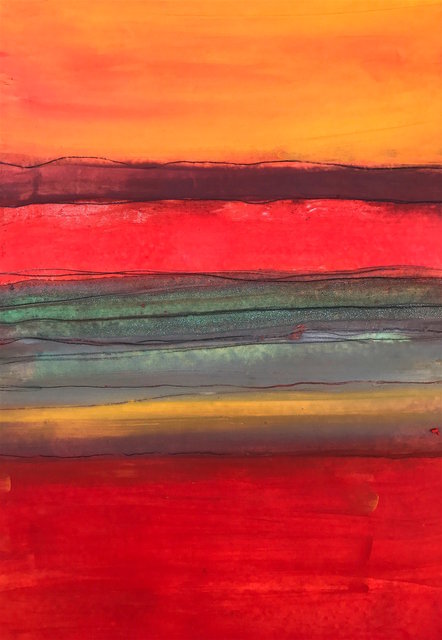 Mesa Prieta, NM Monotype 28 x 18 in $1,200.00