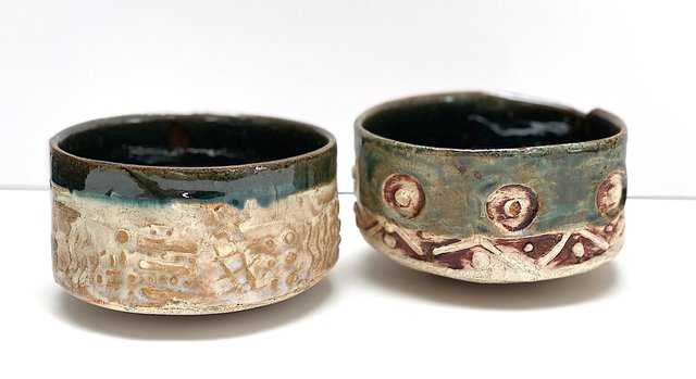 3. Cups & Bowls, $55 ea. 2-5" in Dia.
