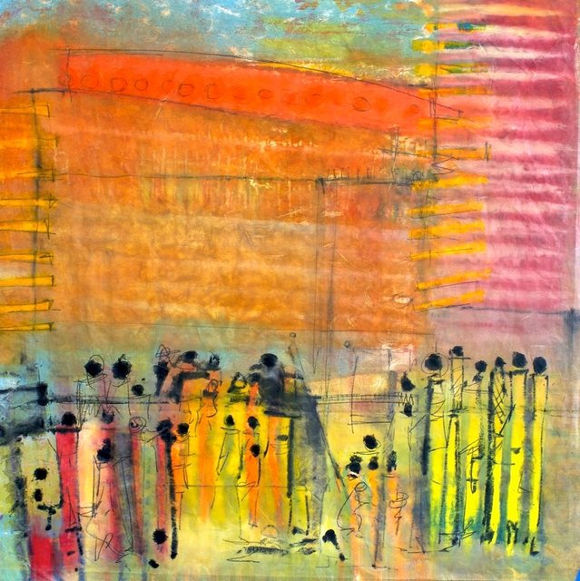 Teams Border Series $650, 20x20 in