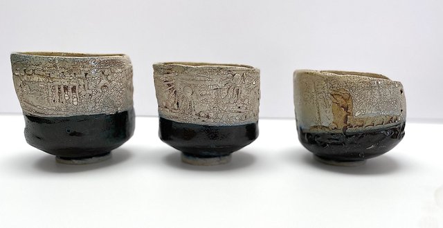 9. Cups & Bowls $45 ea., 2-5" in Dia.