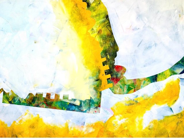 Castillos en El Cielo - $3,500.00 -36x48x1.5 inches