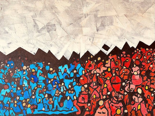 White is not the only color - 2,500.00- 30x42in