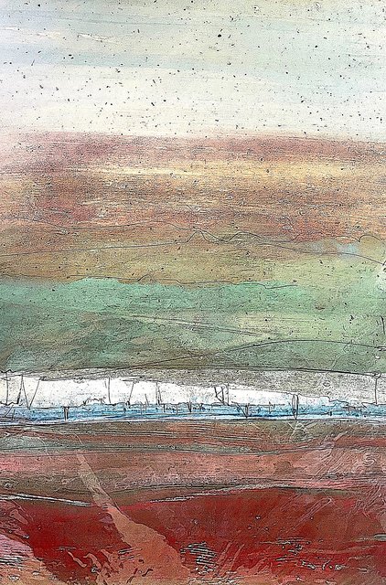Rabbit Peak W. of Chama, NM - Monotype 36x24 in.$1,500.00