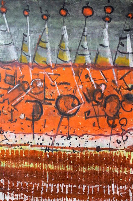 Aztec Ruins 36" x 24" $1,500.00