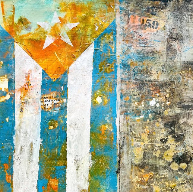1959, Esperanzas Rotas -16x16" - - $650.00