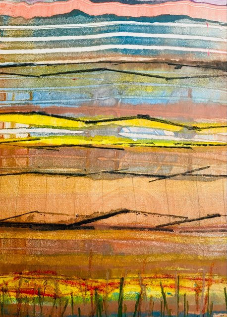 San Antonio Mountains, NM Framed $400.00,14x 11 in