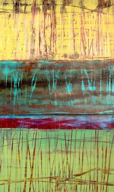 Isleta pueblo, NM /30x18x1.5 inches $750.00