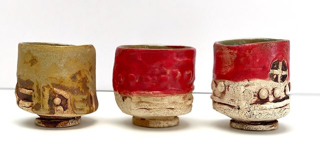 12. Cups & Bowls, $45 ea. 2-5" in Dia.