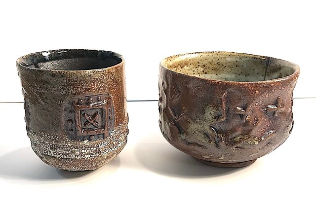 15. Cups & Bowls, $45 ea.2-5" in Dia.