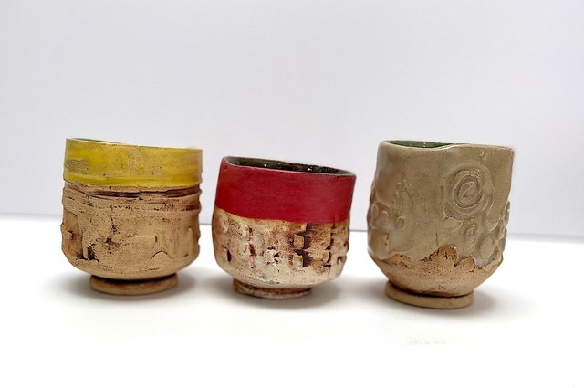 13. Cups & Bowls, $45 ea.2-5" in Dia.