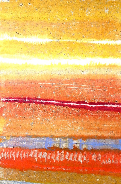Camino De La Tierra Monotype on wood panel 36x24 in