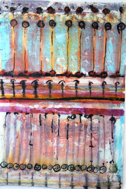 Organ Mountain, NM - Monotype 36x24 in.$2,250.00