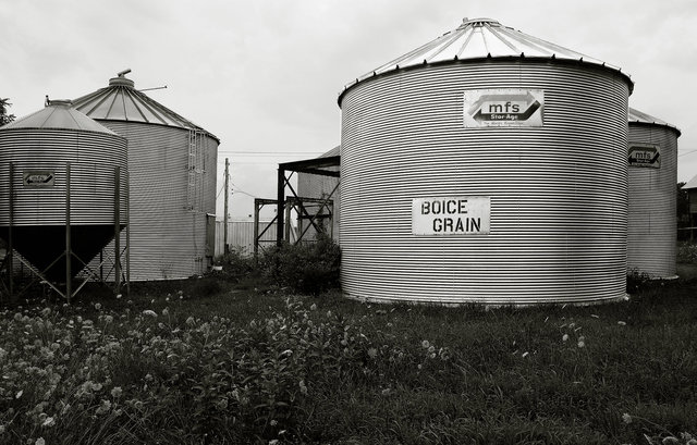 Grain Bins, Blue Stores New York