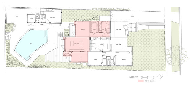 Shift House - Addition & ADU - Floor Plan / Site Plan
