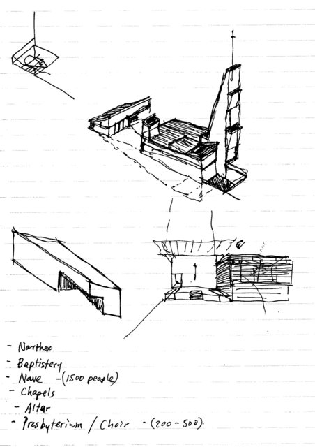 Notre Dame de l'Assomption - Design Sketches