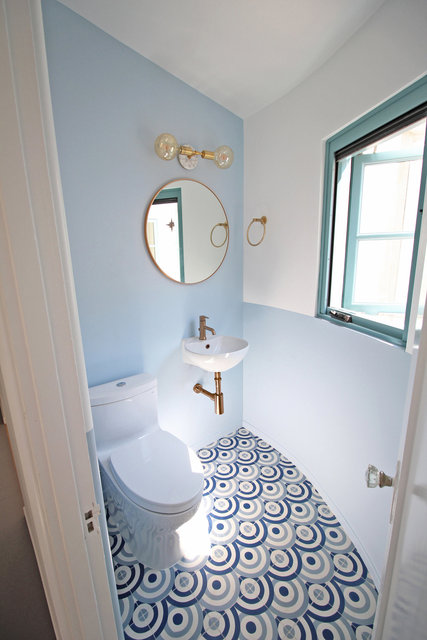 Spanish Remodel - Powder Room