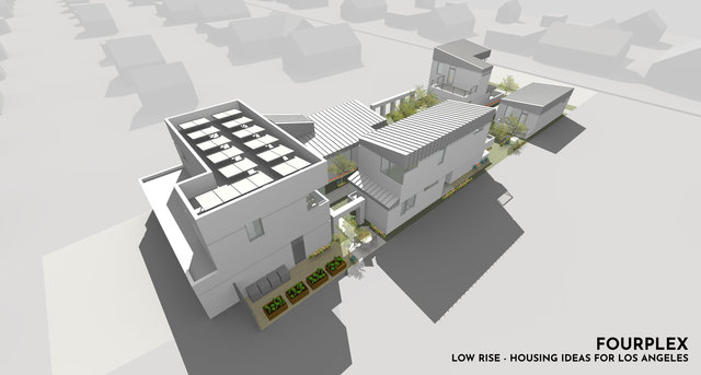 Low Rise L.A.: Fourplex Development