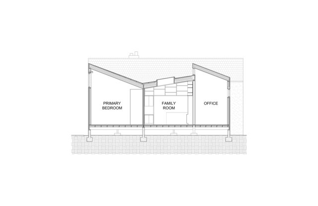 Shift House - Addition & ADU - Section