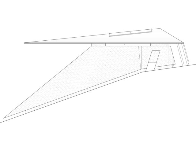 Tea House No. 2 - East Elevation