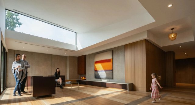 Courtyard House - Living Room (Concept)
