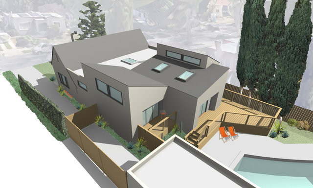 Shift House - Addition & ADU - Rendering