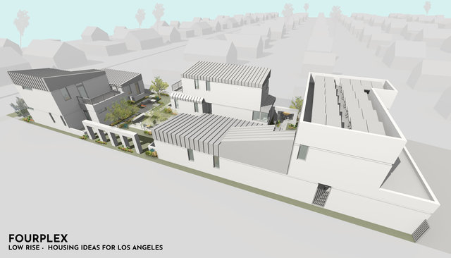 Low Rise L.A.: Fourplex Development