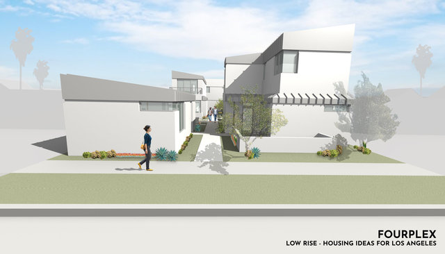 Low Rise L.A.: Fourplex Development