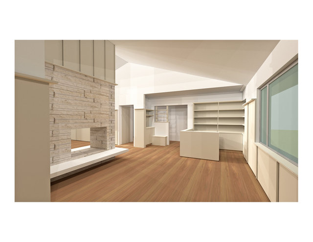 Temple Hill Addition - Living Room