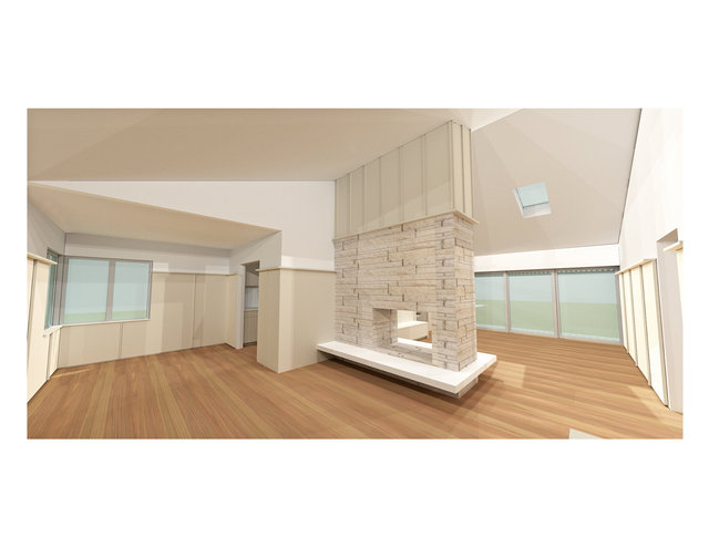 Temple Hill Addition - Living Room