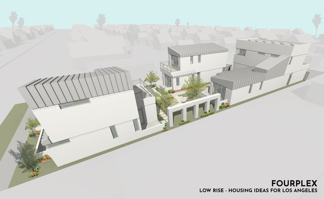 Low Rise L.A.: Fourplex Development