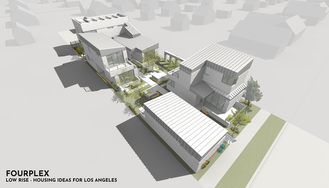 Low Rise L.A.: Fourplex Development