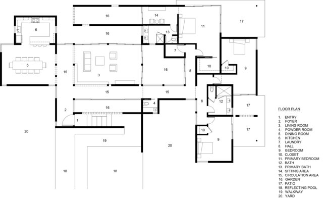Garden House - Floor Plan