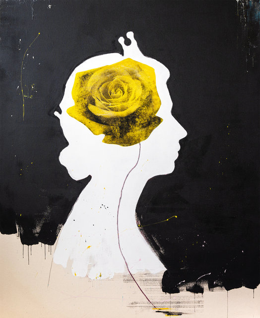 Denis Dulude - Reine (Rose jaune)