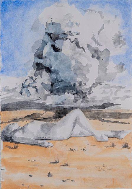 Max Gatta - Untitled (Woman & Cloud)