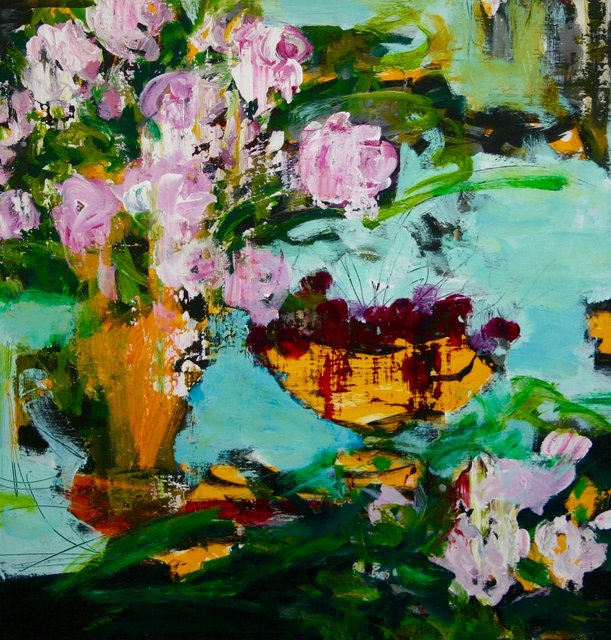 Des roses et des cerises