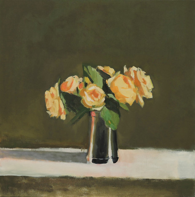 Yellow Roses Alone