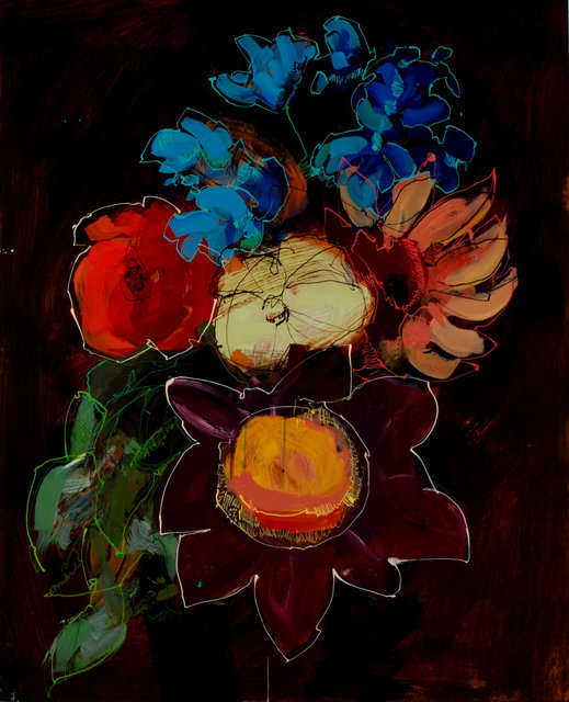 Drew Klassen - Flower piece after Jan van den Hecke
