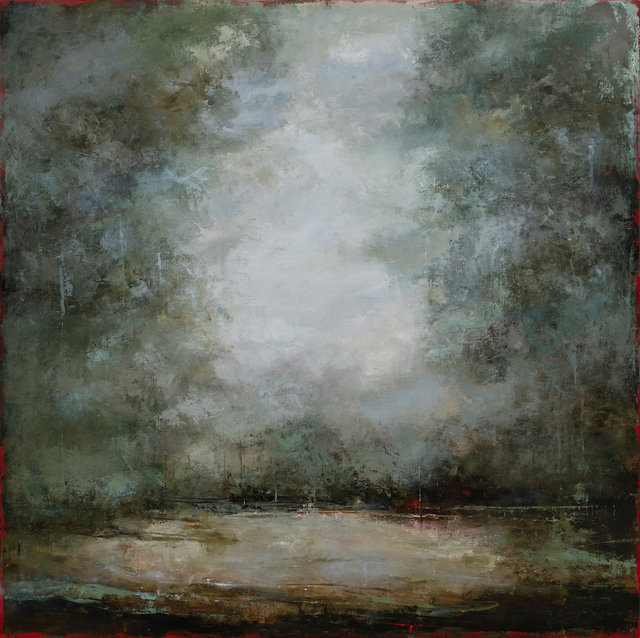 SOLD France Jodoin - Standing candid as the skies