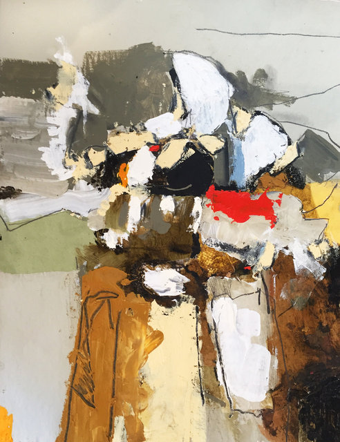 Jean-Francois Provost - Matiere en mouvement sur fond gris 1