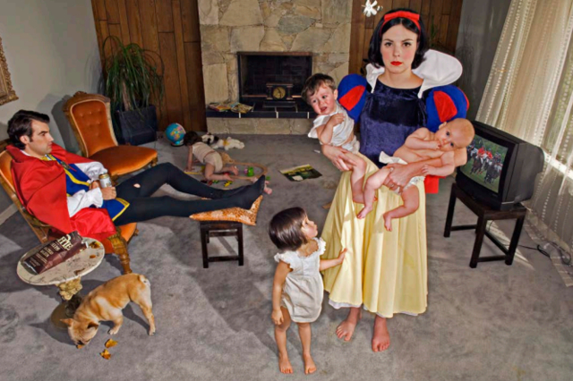 Dina Goldstein - Snowy, Fallen Princesses