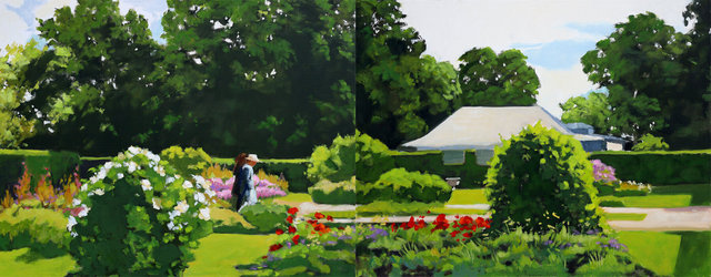 Unwinding the Day (diptych)