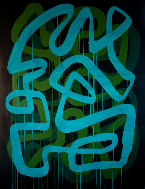 Benjamin Rodger - Grande ligne bleu vert
