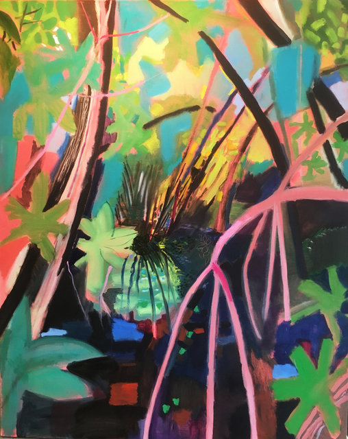 Banyon Trees and Roots In Swamp